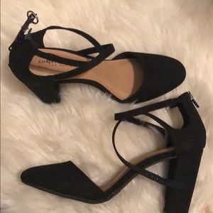 Black Christian Siriano Heels